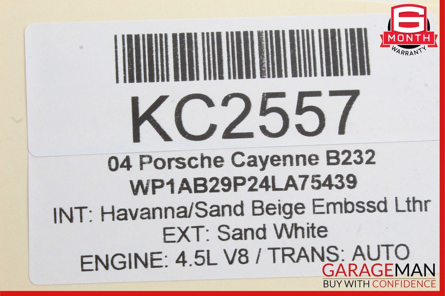 03-10 Porsche Cayenne 955 957 Rear Right Side Door Lock Latch Actuator OEM