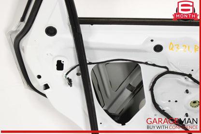 19-25 Audi Q3 Rear Left Driver Side Door Shell Panel White 83A833051C OEM