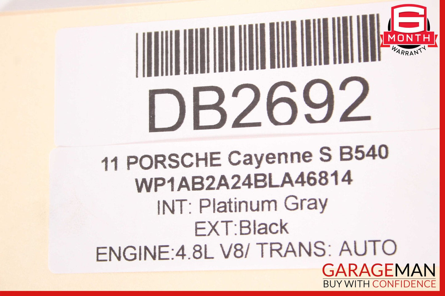11-17 Porsche Cayenne 958 Rear Right Side Interior Door Panel Trim Cover OEM