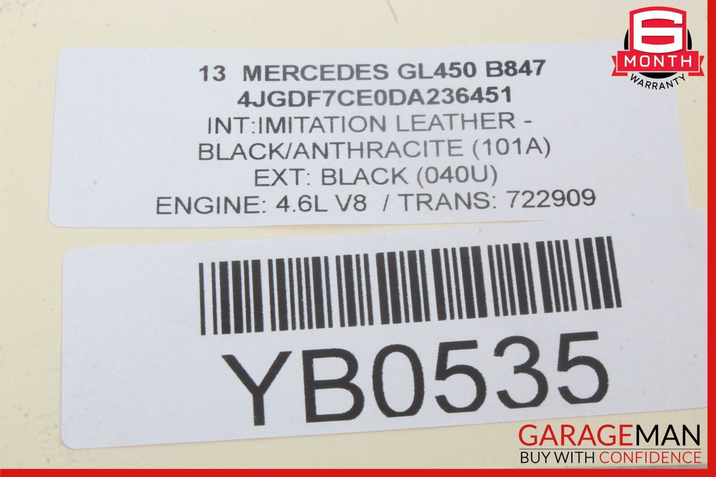 12-19 Mercedes X166 GL450 ML350 Dashboard Dash Radio Trim Bezel Cover Panel OEM