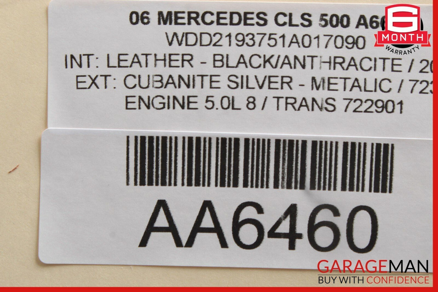 06-11 Mercedes W219 CLS500 CLS55 AMG Rear Right Side Door Control Module OEM