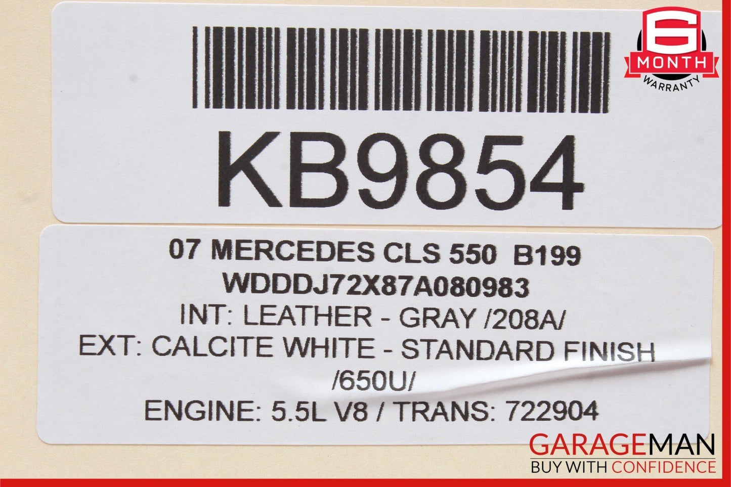 03-11 Mercedes W219 CLS550 SLK280 E350 Front Left Side Seat Control Module OEM
