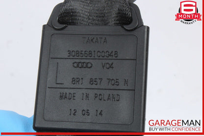 09-17 Audi SQ5 Q5 Front Left Driver Side Seat Belt Seatbelt Black 8R1857705N OEM