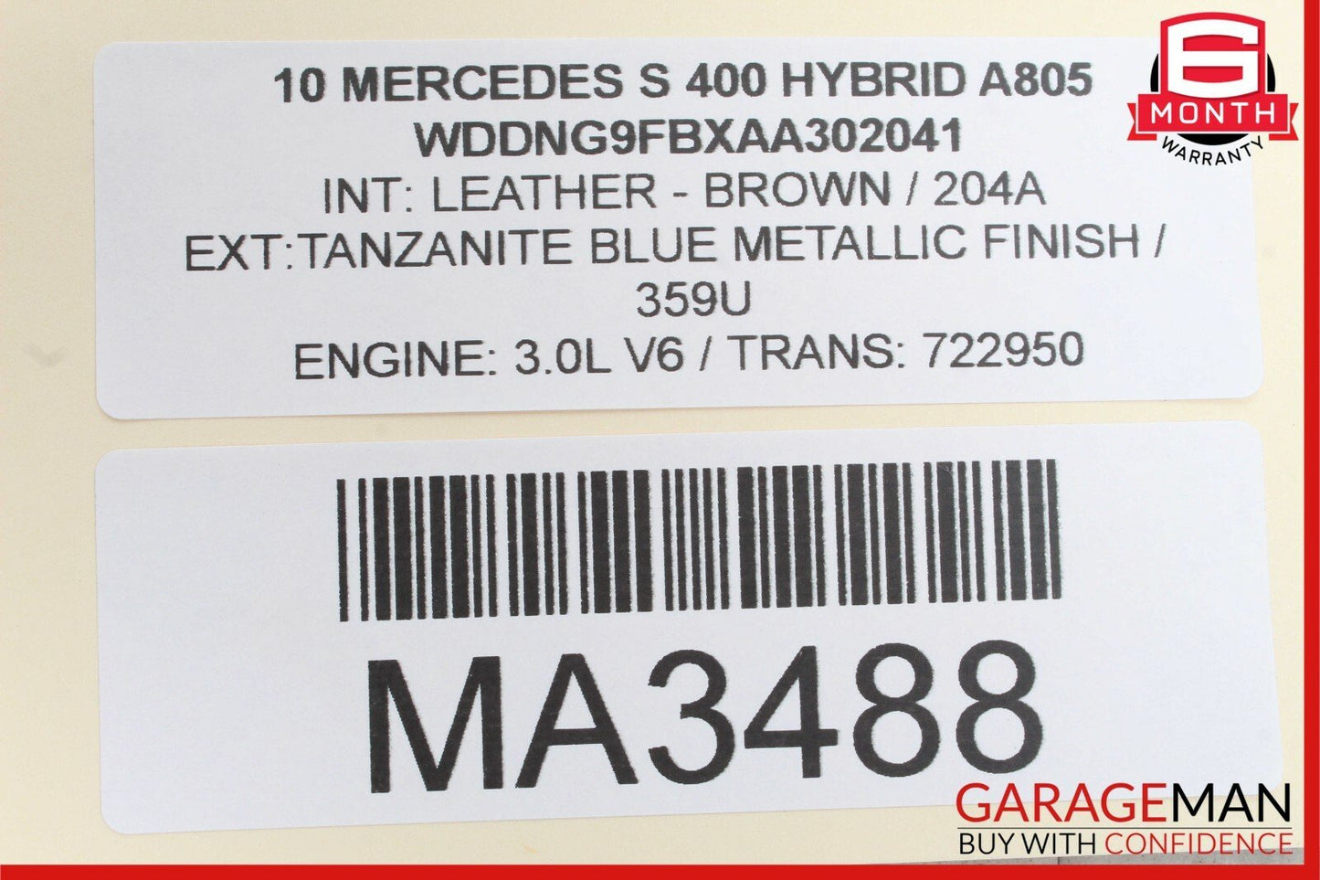 07-13 Mercedes W221 S400 Front Left Driver Side Dash AC A/C Air Vent Trim Brown