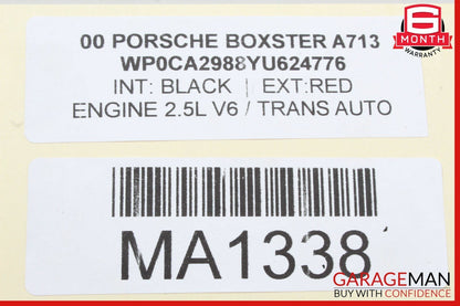 00-04 Porsche Boxster 986 2.7 Fuse Relay Box Electrical Control Module Assembly