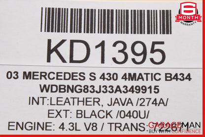 03-06 Mercedes W220 S430 S55 AMG Front Left Side Seat Control Module Unit OEM