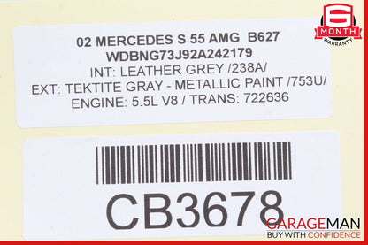 00-06 Mercedes W220 S55 AMG S430 Rear Right Passenger Seat Control Switch OEM