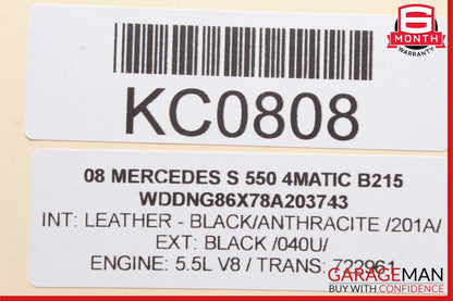 07-13 Mercedes W221 S550 4MATIC Front Right Side Under Seat Control Module OEM