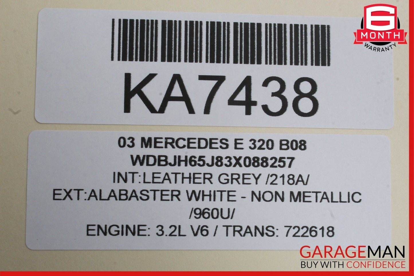 98-03 Mercedes W211 E320 Exterior Door Handle Front Right Passenger Side OEM