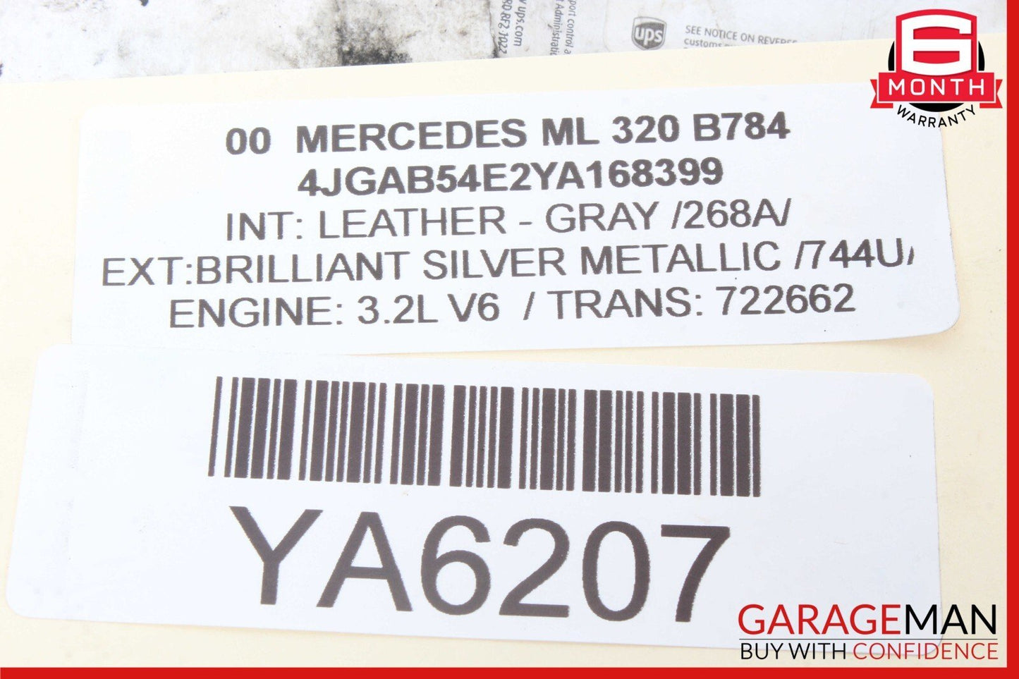 98-05 Mercedes W163 ML320 ML350 ML500 Rear Right Side Lower Control Arm OEM