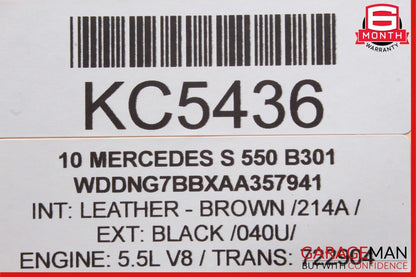 10-14 Mercedes W221 S550 S400 CL550 Instrument Cluster Speedometer OEM