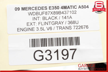 03-09 Mercedes W211 E350 E550 Front Right Side Exterior Door Handle Flintgray
