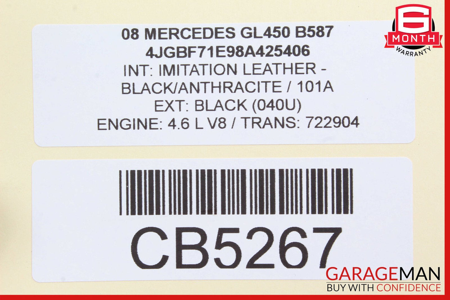 06-13 Mercedes W251 R350 ML550 Rear Left or Right Side Lower Lateral Arm OEM