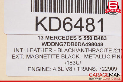 Mercedes W221 S550 CL550 CLS63 AMG Engine Motor Vacuum Pump 2762300165 OEM