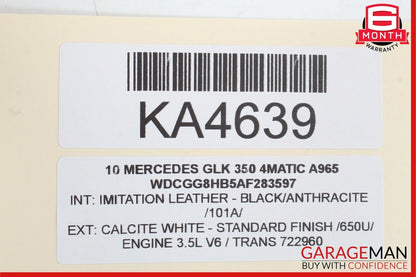 07-14 Mercedes X204 GLK350 SLK350 Sirius Satellite Radio Module Receiver OEM