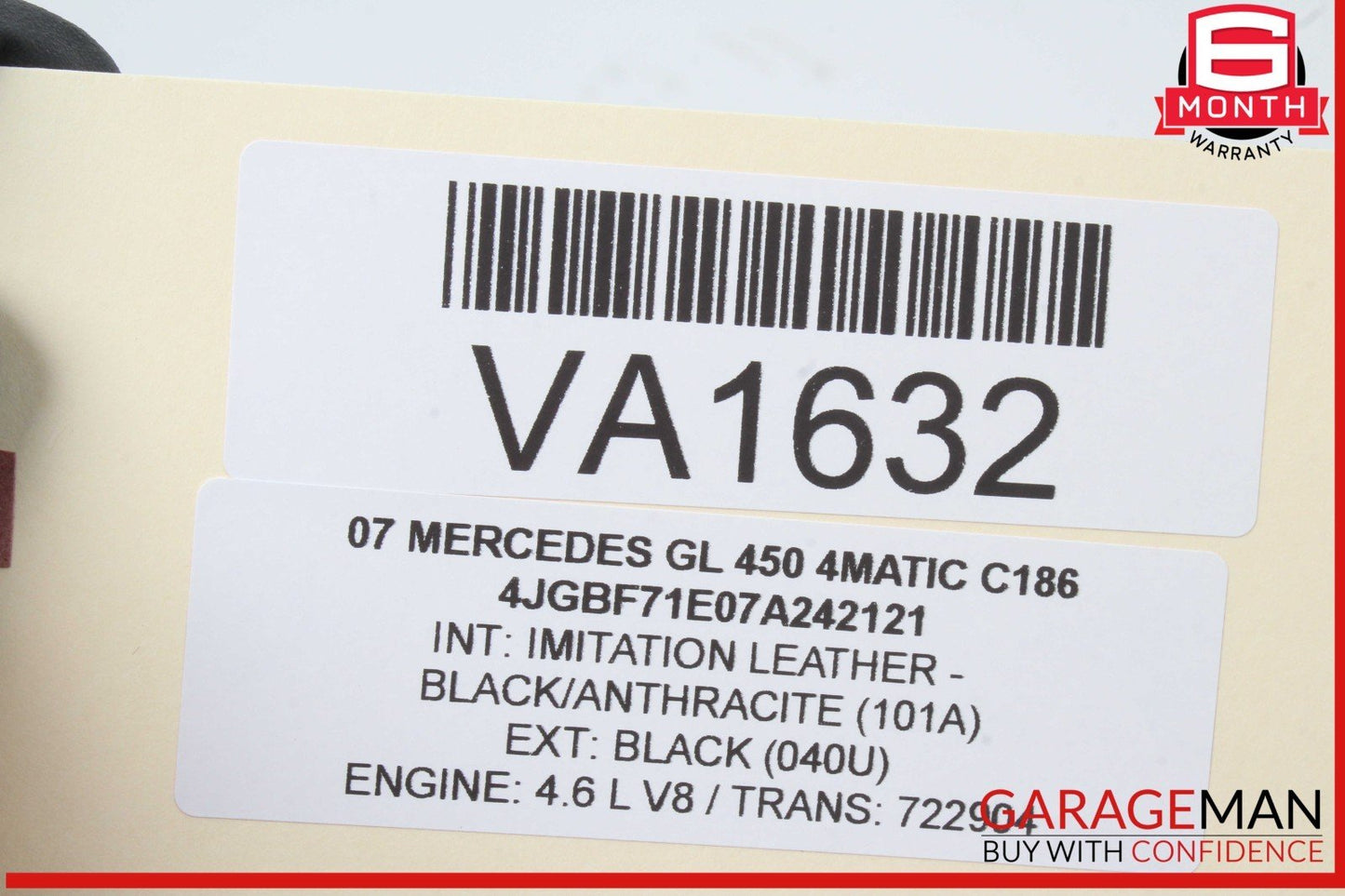 08-20 Mercedes X164 GL450 4MATIC Front Right Passenger Side Seat Control Module