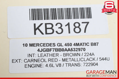 03-12 Mercedes GL450 E350 CLS350 GL550 Front Left Side Seat Control Module Unit