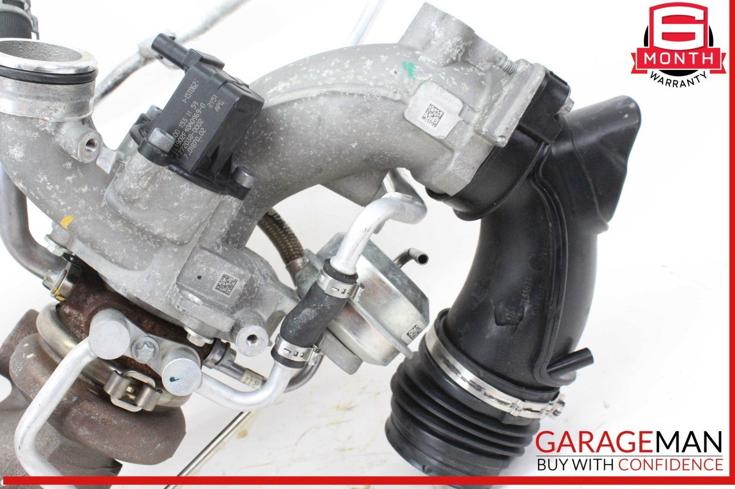 Mercedes W212 E400 CLS400 M276 Left Turbocharger Turbo Charger Manifold OEM
