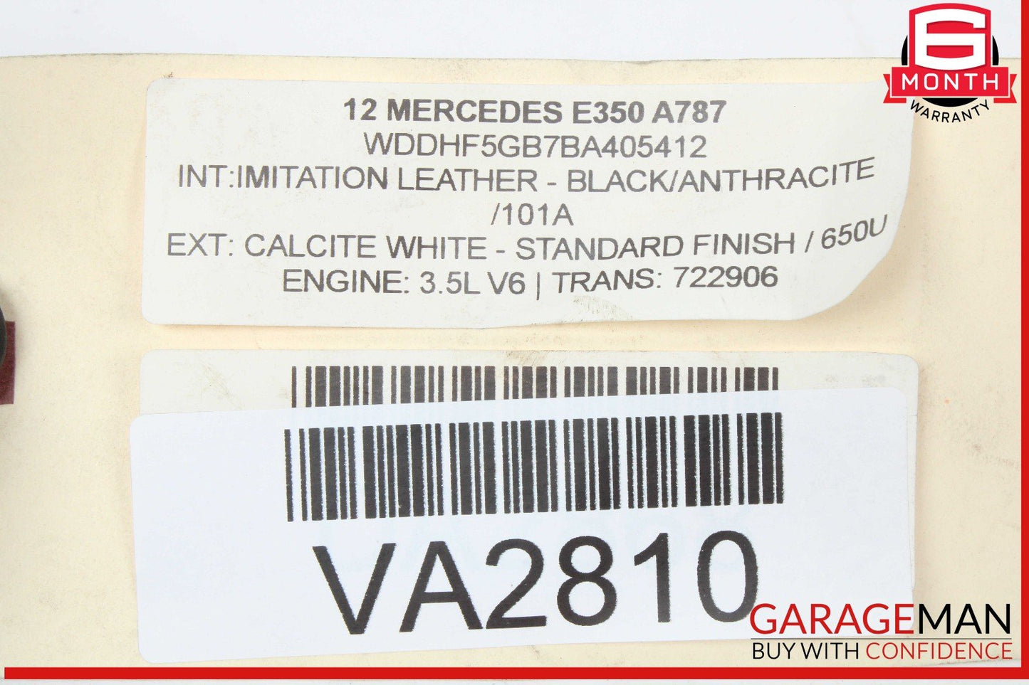 10-13 Mercedes W212 E350 E400 E550 Inner Tail Light Lamp Rear Right Side OEM
