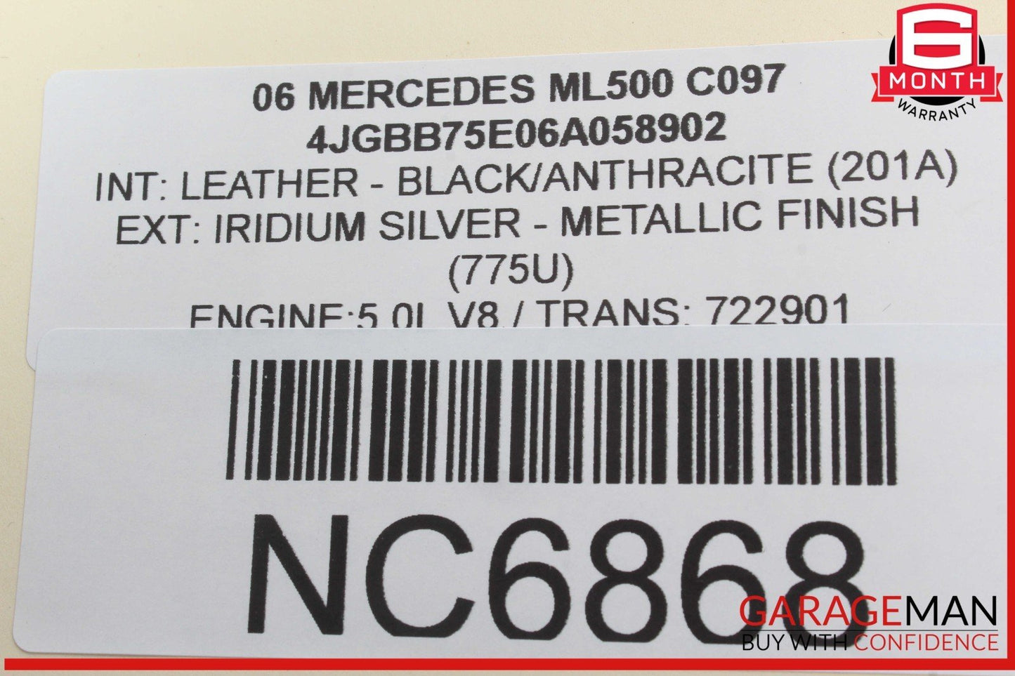 06-08 Mercedes W164 ML500 Comand Head Unit Headunit Navigation Radio CD Player