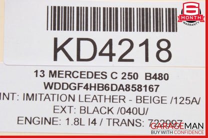 10-16 Mercedes R172 SLK250 SL550 SL400 E350 C250 Active Lane Assist Front Camera