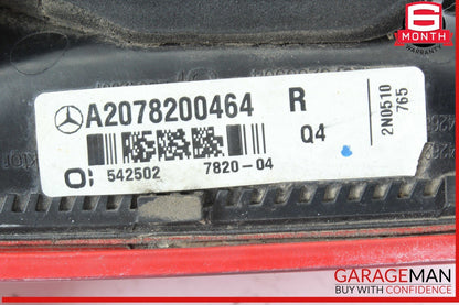 10-13 Mercedes W207 E350 Rear Right Passenger Side Inner Tail Light Lamp OEM