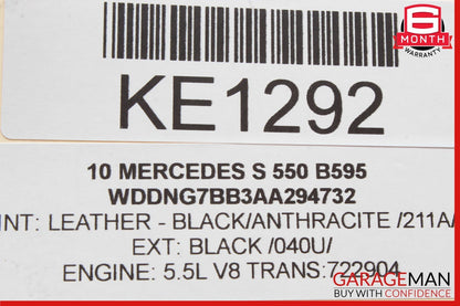07-14 Mercedes W221 S550 S400 CL550 Headlight Head Light Switch Control Module