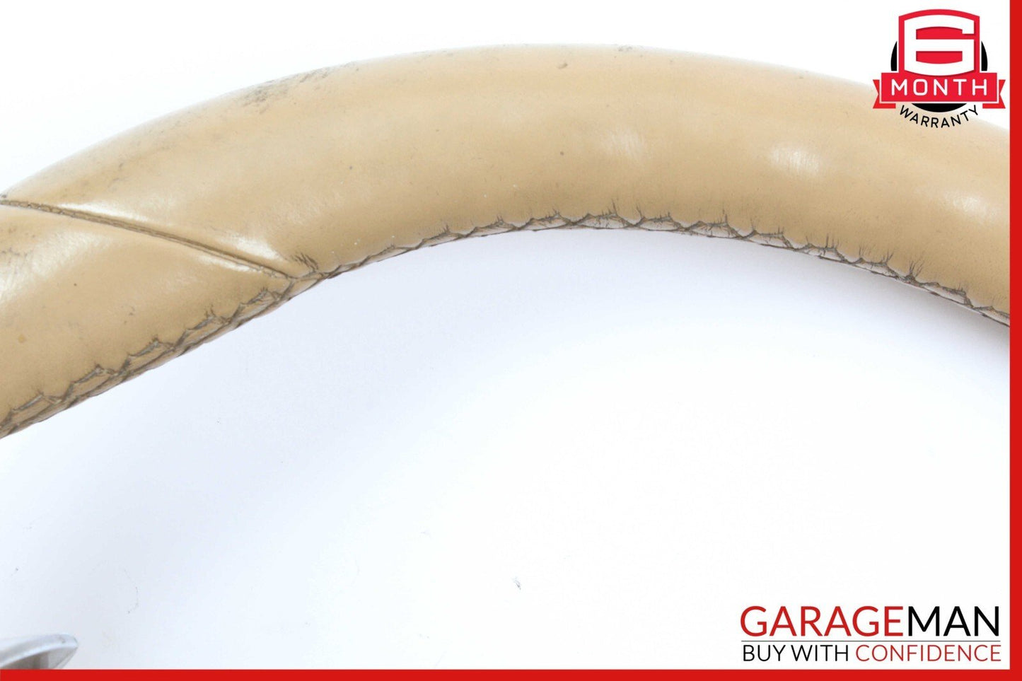 11-14 Porsche Cayenne 958 Steering Wheel w/ Paddle Shifters Beige OEM