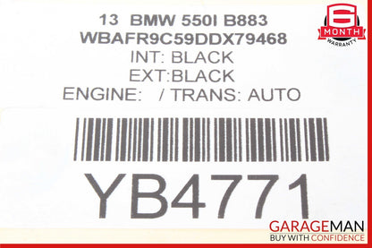 11-16 BMW 550i Rear Left Wheel Carrier Spindle Knuckle Hub 6793769 OEM