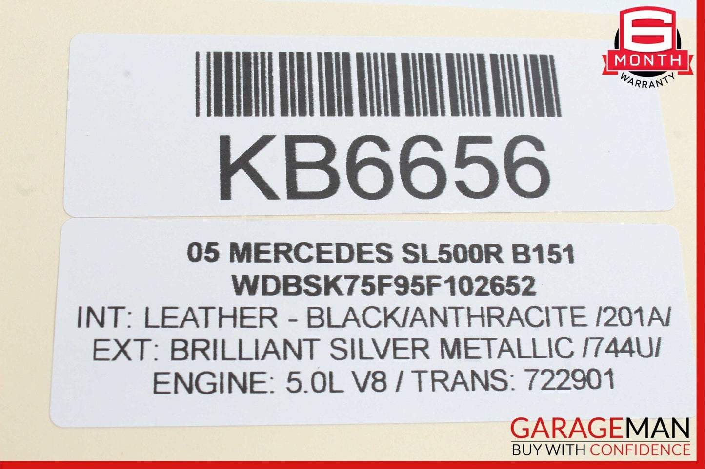 03-12 Mercedes R230 SL500 SL55 AMG SL550 Front Left Side Door Control Module OEM