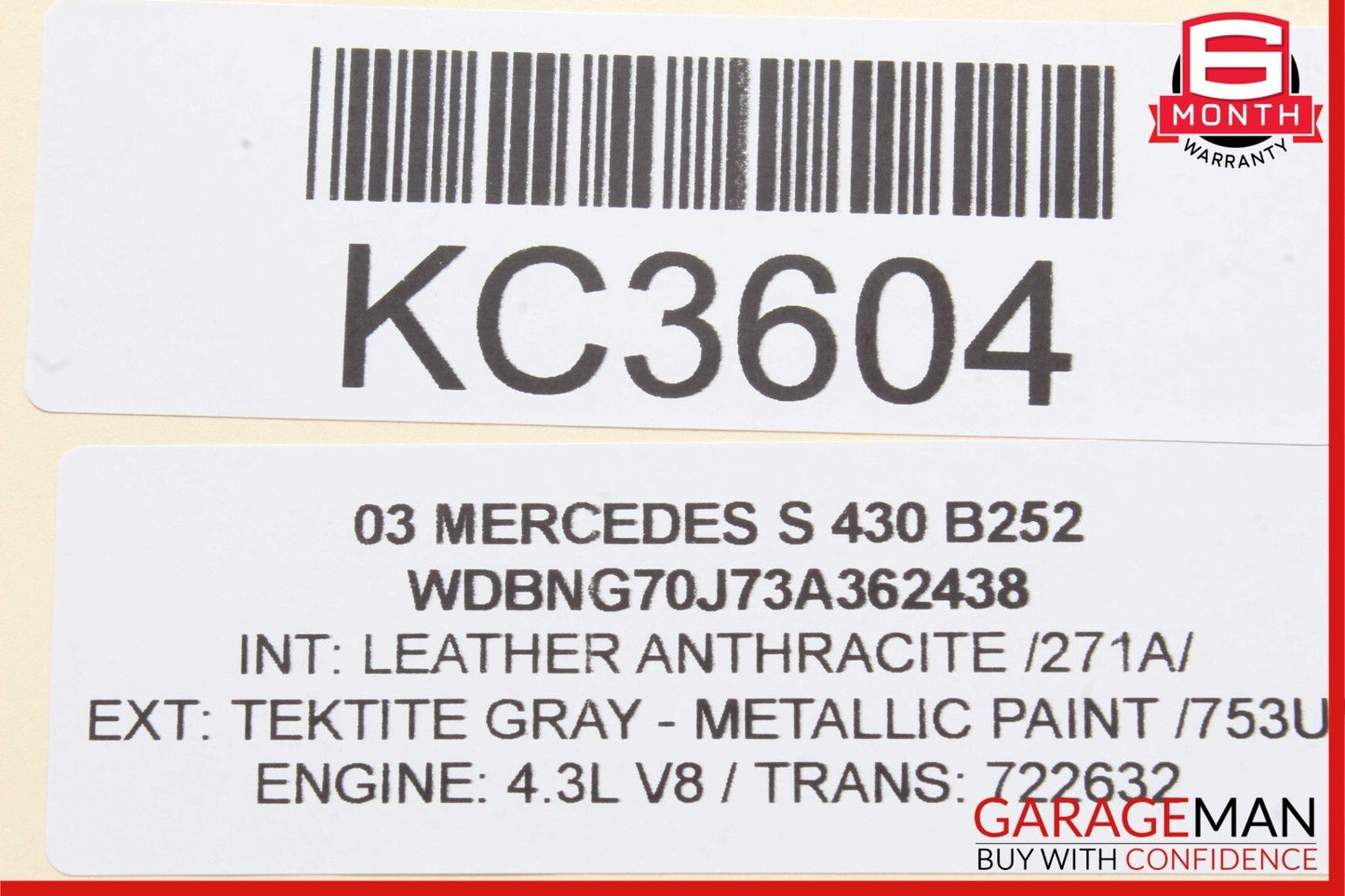 03-06 Mercedes W220 S430 S55 Dashboard Center Switch ESP Hazard Door Lock OEM