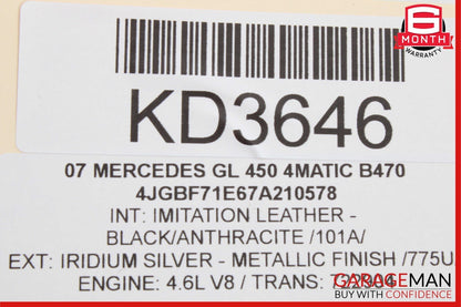 06-12 Mercedes X164 GL450 ML500 GL550 Front Right Seat Belt Seatbelt Retractor