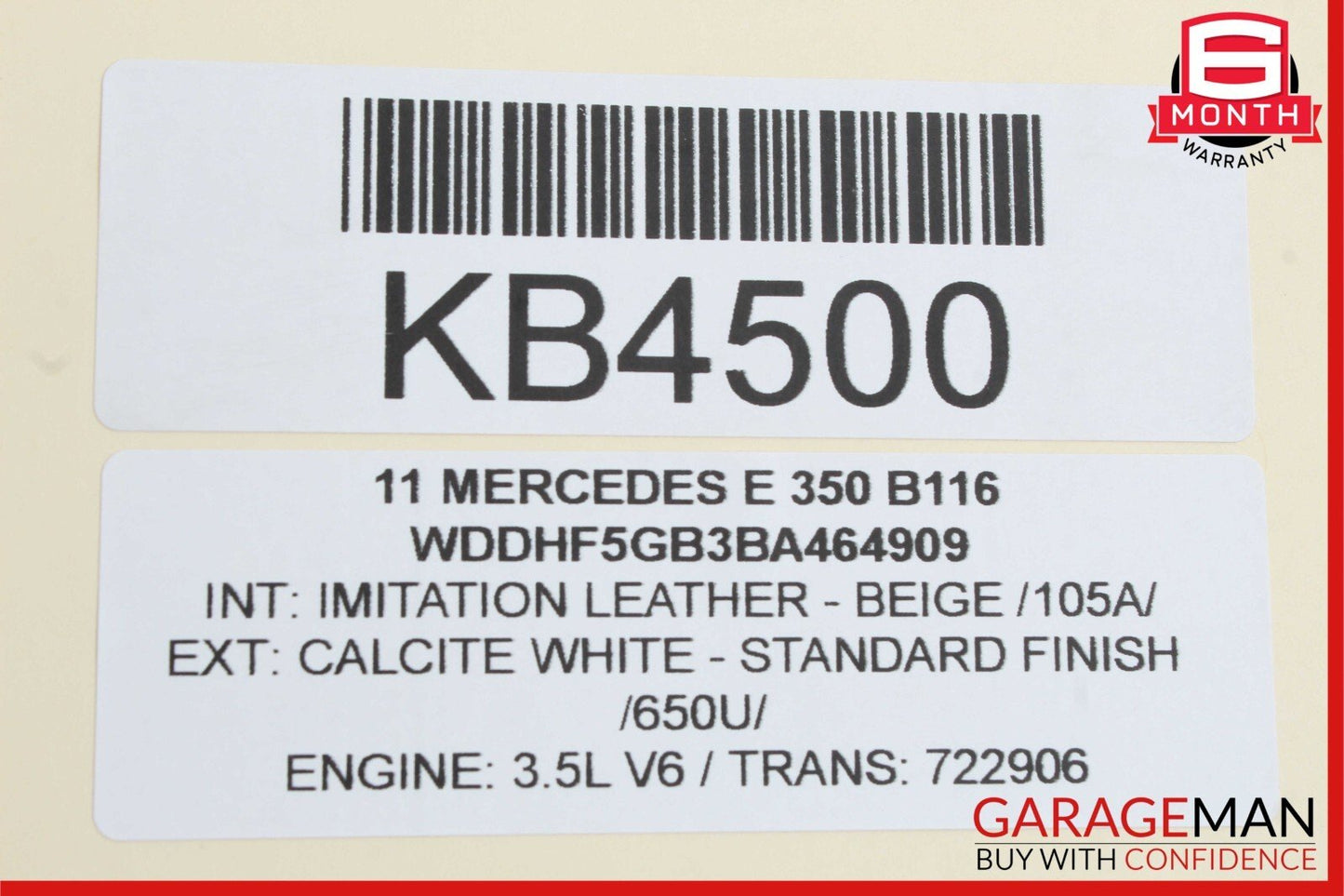 08-16 Mercedes W212 E350 C300 Rear Right Side Door Lock Latch Actuator OEM