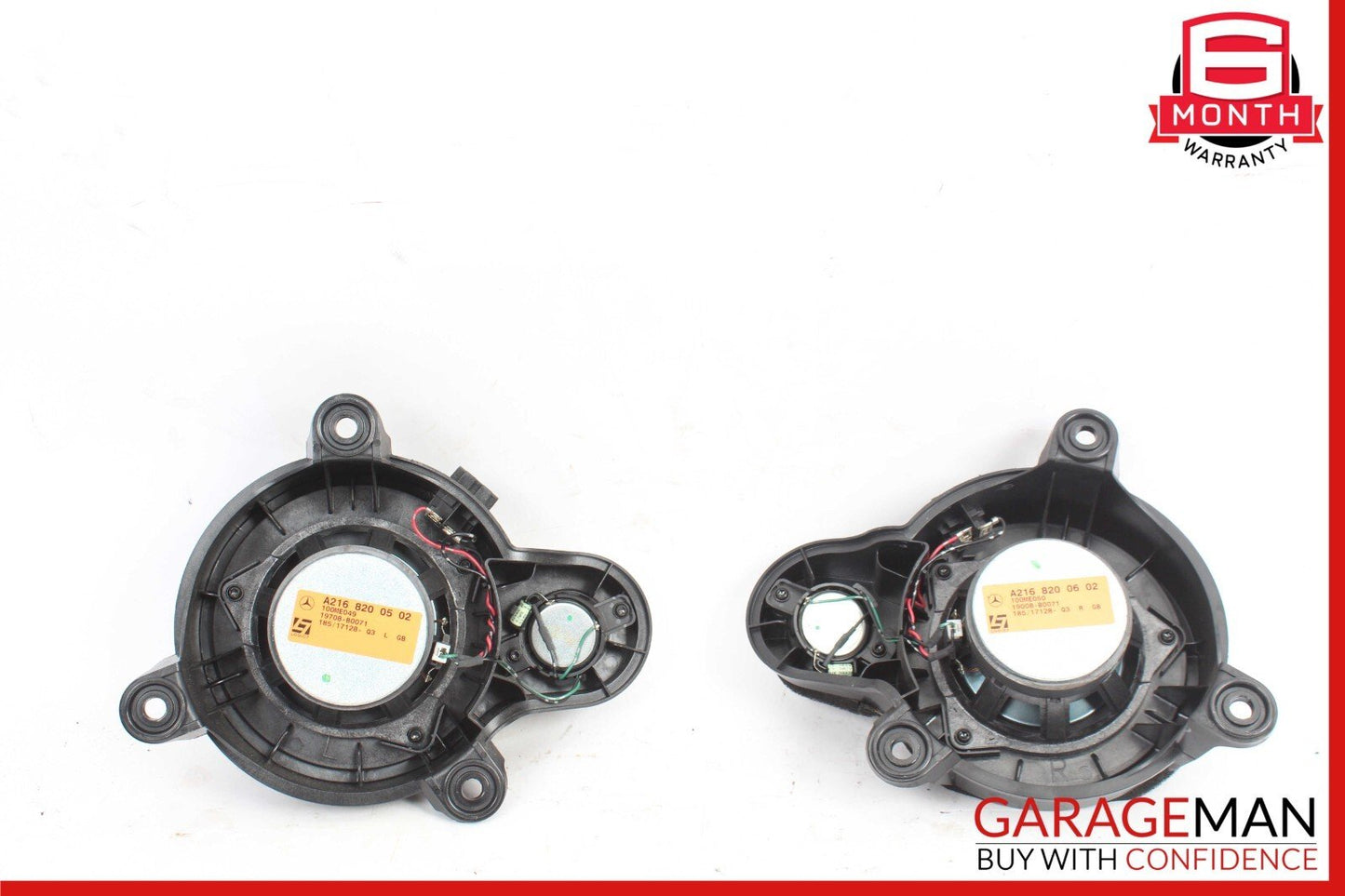 07-14 Mercedes W216 CL550 CL63 Rear Right & Left Door Tweeter Speaker Set of 2
