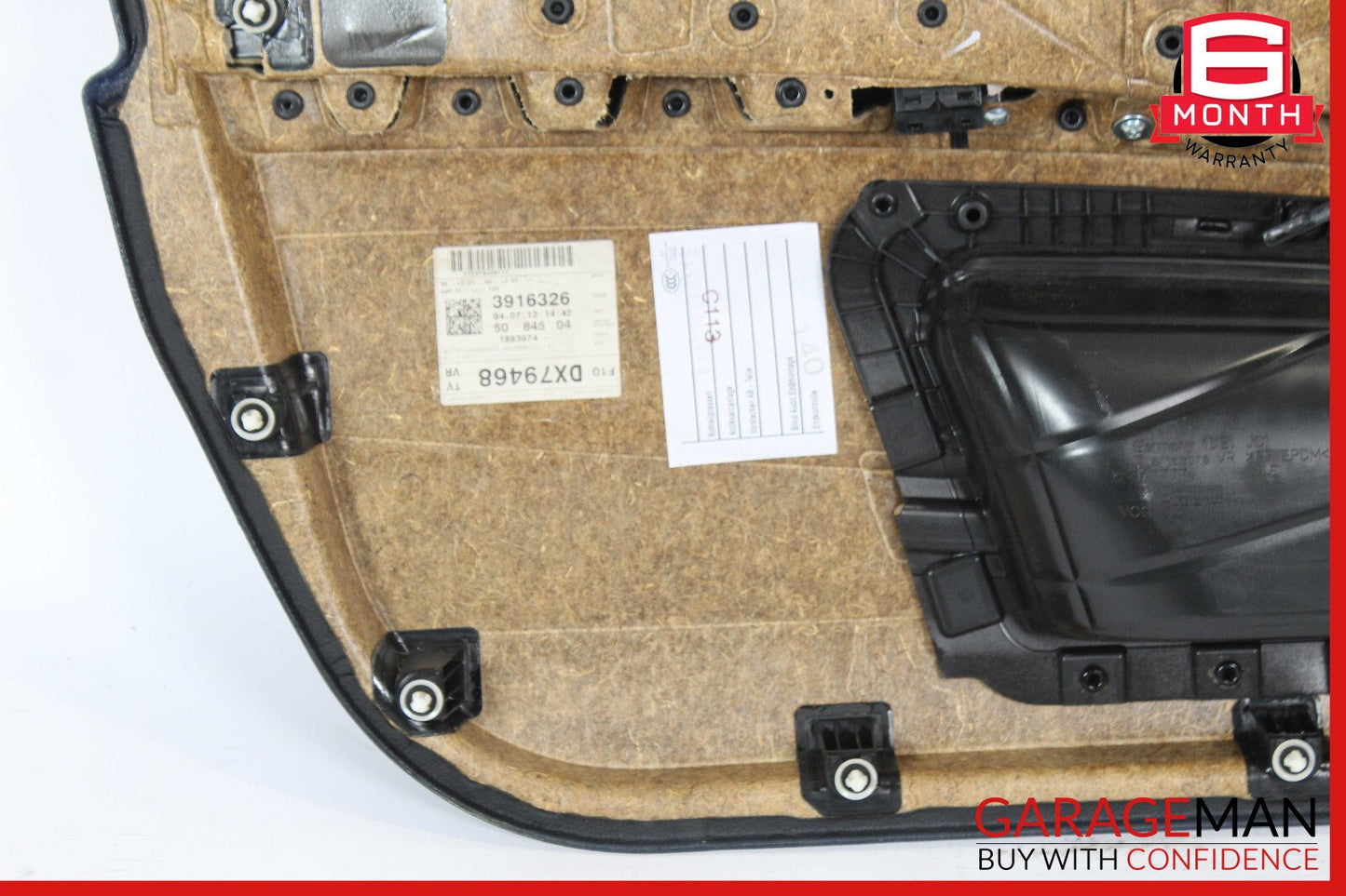 11-16 BMW F10 550i 535i 528i Front Right Side Interior Door Panel Brown OEM