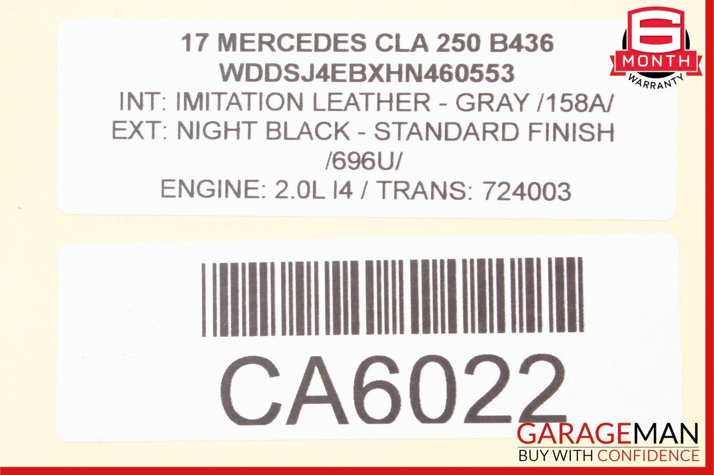 13-17 Mercedes W117 CLA250 Master Cylinder Power Brake Booster OEM