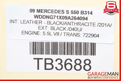 07-09 Mercedes W221 S550 S600 S63 AMG Upper Radiator Core Support OEM