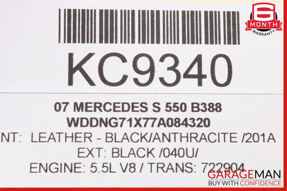 07-13 Mercedes W221 S550 CL550 S500 Instrument Cluster Dash Control Switch OEM