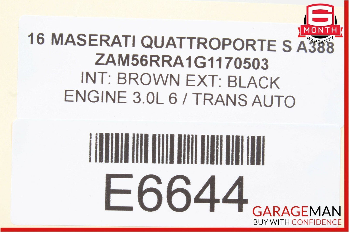 14-16 Maserati Quattroporte Top Upper Roof Headliner Trim Panel Cover Suede OEM