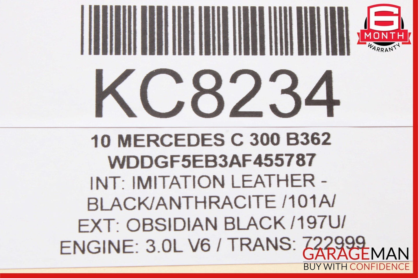 08-21 Mercedes C300 C350 GLK350 Rear Overhead Top Upper Dome Light Reading Map