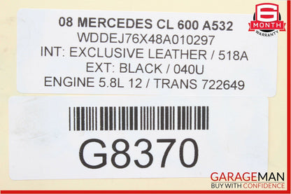 07-13 Mercedes S550 CL600 Front Right Upper Control Arm w/ Height Level Sensor