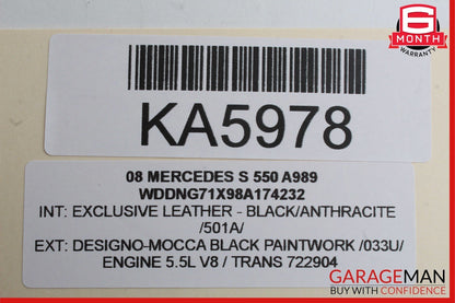 07-13 Mercedes W221 S550 CL550 Bluetooth Communication Controller Module OEM