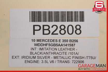 10-16 Mercedes W212 E350 E550 E63 AMG Sport Left Side Skirt Rocker Panel Silver