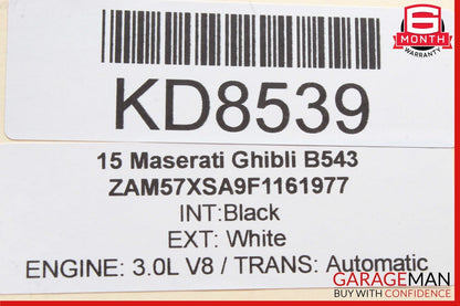 14-17 Maserati Ghibli M157 Front Right Side Exterior Door Handle Assembly Chrome