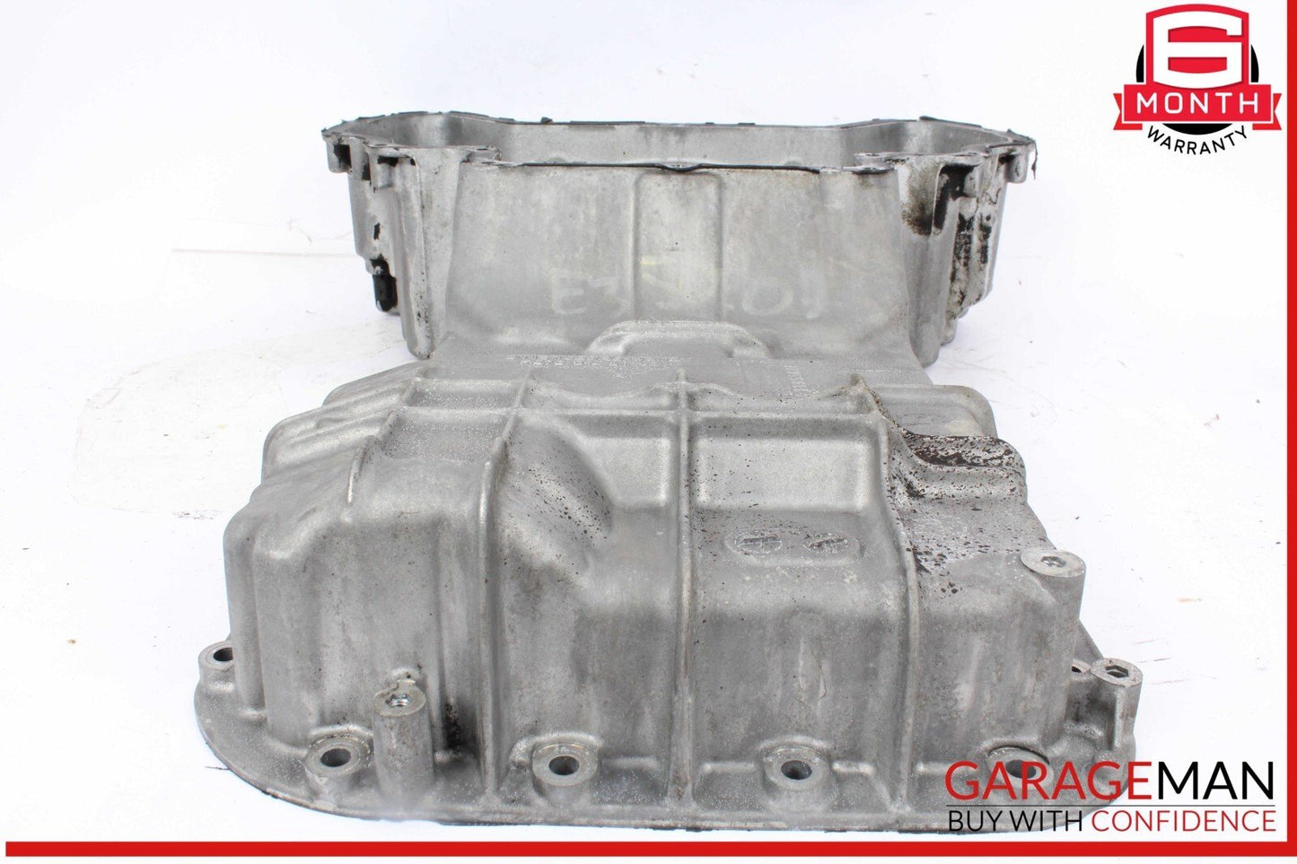 06-11 Mercedes W211 E350 Engine Upper Oil Sump Baffle Pan 2720142102 OEM