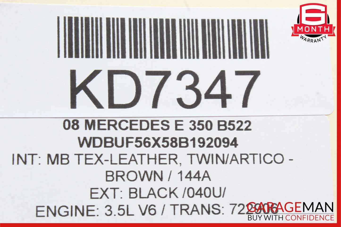 03-09 Mercedes W211 E550 E500 E63 AMG Front Left Door Window Regulator Motor