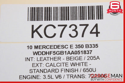 08-18 Mercedes W212 E350 C350 Front Left Side Door Lock Latch Actuator OEM