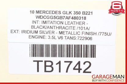 10-15 Mercedes X204 GLK350 GLK250 Front Left Driver Side Upper Control Arm OEM