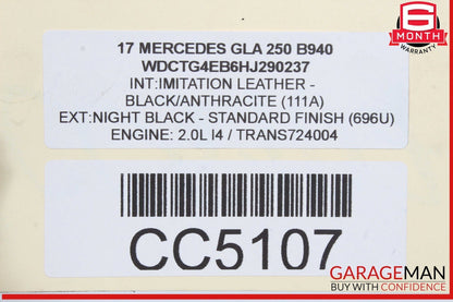 14-20 Mercedes X156 GLA250 CLA250 Fuel Gas Tank Reservoir Assembly OEM