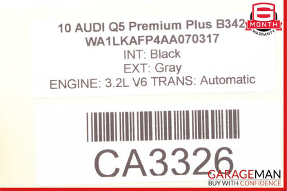 09-17 Audi Q5 Front Right Side Suspension Lower Rearward Control Arm OEM